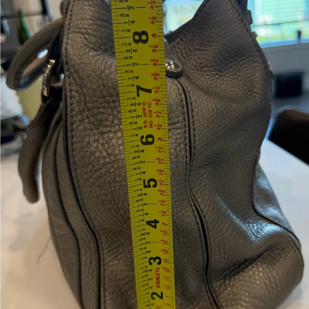 Cole Haan Pebble Leather Shoulder Bag in Grey